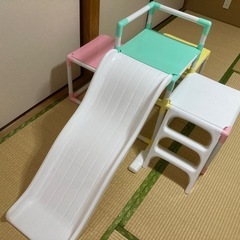 本日受け取り限定　HAENIM TOY 滑り台 ジャングルジム 子供用滑り台 3〜6歳用の画像