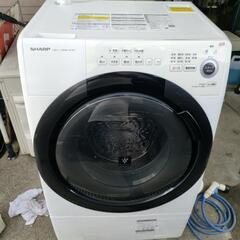 2021年製極上  中古 SHARP ES-S7F-WL 7㎏ ...