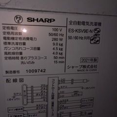 【購入者決定】全自動電気洗濯機