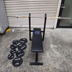 ベンチプレス台 バーベル プレート