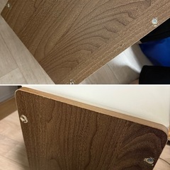 お話中★　ニトリ　ドレッサー　木製　収納イス　収納スツールの画像
