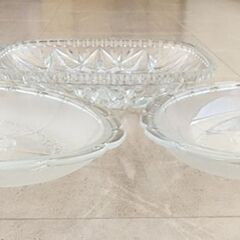 新品■HOYA■ガラスプレート　3セットの画像