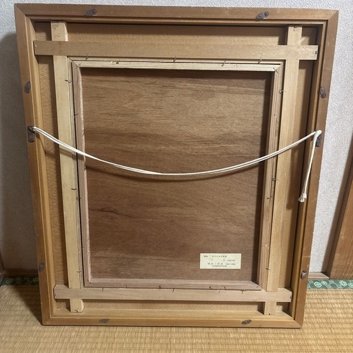 岡田三郎助バラ油絵額入り (たぬき) 周防花岡のインテリア雑貨