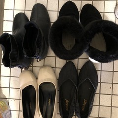 【靴一足二百円】ブーツ　レインブーツ　ヒール