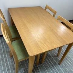 ニトリ　ダイニングセット　120×75