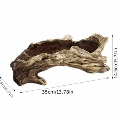 人工流木　プランターの画像