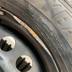 175/65/15 65R15 グッドイヤー　エフィシェントグリップ　2022年製　鉄ホイール付き　15インチ　5J  カローラフィールダー等の画像