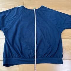 Tシャツ　140　レース襟付き　ユニオン・ジャックの画像