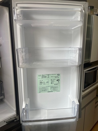三菱ノンフロン6ドア冷凍冷蔵庫　MR-JX55LW-RW  550ℓ  2013年製