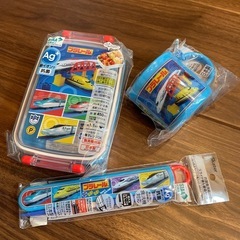 プラレール　お弁当箱&お箸&コップセット