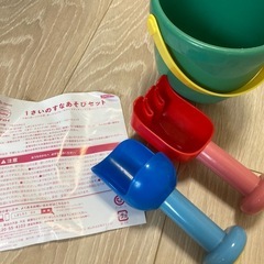 こどもちゃれんじ　しまじろう　知育玩具　砂遊びセット