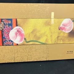 新品　伝統的な和風スクリーン画　壁掛け画　幅約120cm 縦約38cmの画像