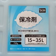 DCM 保冷剤　3個セットの画像