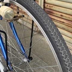 ☆受渡し済☆26インチママチャリ青 (niiyubike) 元田中の自転車の中古 