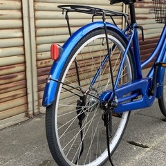 専用　ママチャリ　青 ☆受渡し済☆26インチママチャリ青 (おねが) 元田中の自転車の