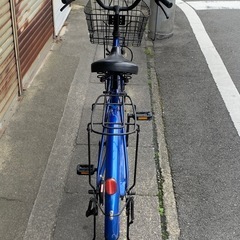 ☆受渡し済☆26インチママチャリ青 (おねが) 元田中の自転車の