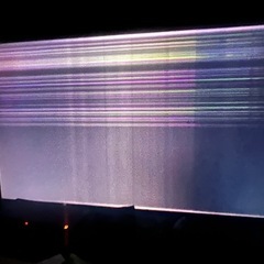 テレビ　REGZA65型　液晶割れの画像