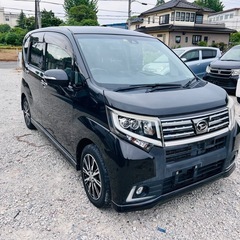 ‼️🅾️ DAIHATSU MOVE CUSTOM X HYPER SA II 黒|H27年車⭕️バックカメラ⭕️ETC⭕️スマートアシストブレーキ⭕️ナビ／テレビ⭕️車検2年間⭕️の画像
