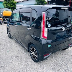 ‼️🅾️ DAIHATSU MOVE CUSTOM X HYPER SA II 黒|H27年車⭕️バックカメラ⭕️ETC⭕️スマートアシストブレーキ⭕️ナビ／テレビ⭕️車検2年間⭕️の画像