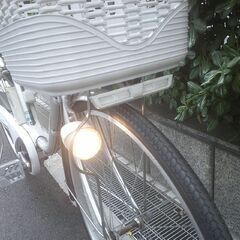 電動26インチ 税別￥31.637- 新基準パナソニックビビNX　良品3.1Ah 電動自転車　３ヶ月保証　シルバー525の画像