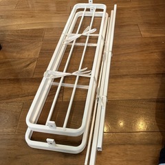 tower 山崎実業 バスタオルハンガー ホワイトの画像