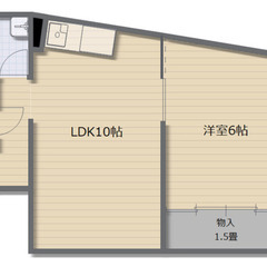 ★ 仲介手数料ゼロ物件 ★ 人気の1LDK・敷金礼金ゼロ …