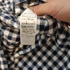 ベビー服　ギンガムチェック　ワンピースの画像