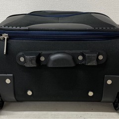 【中古品】コンパクト キャリーケース 旅行 バック キャリーバッグ キャスター付き ブラックの画像