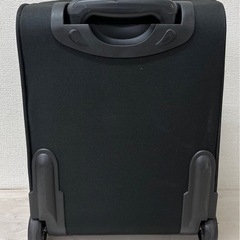 【中古品】コンパクト キャリーケース 旅行 バック キャリーバッグ キャスター付き ブラックの画像