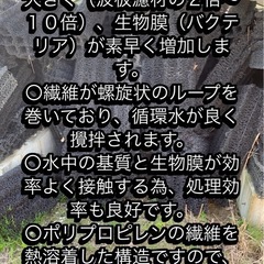 ヘチマロン　錦鯉　熱帯魚飼育用濾過材の画像