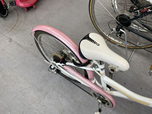 □希少□廃盤モデル＆限定カラー□傷汚れ錆あり※変速つき／白タイヤ