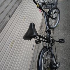 [TAKEDA] LANDSCAPE(ランドスケープ)20吋 折り畳み自転車 外装6段/LEDオート/ブラックの画像