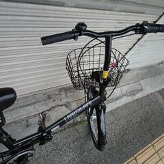 [TAKEDA] LANDSCAPE(ランドスケープ)20吋 折り畳み自転車 外装6段/LEDオート/ブラックの画像