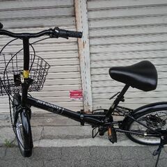 [TAKEDA] LANDSCAPE(ランドスケープ)20吋 折り畳み自転車 外装6段/LEDオート/ブラックの画像