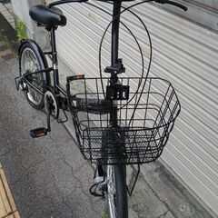 [TAKEDA] LANDSCAPE(ランドスケープ)20吋 折り畳み自転車 外装6段/LEDオート/ブラックの画像