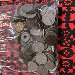日本近代古銭　アルミ　錫銭　銅貨等　大量　古銭　アンティーク　コレクションの画像