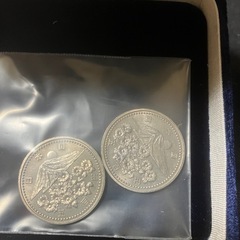 天皇陛下御在位10年記念硬貨2枚