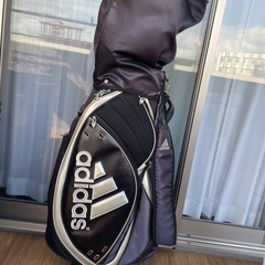 adidas　キャディバッグ　黒