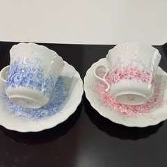 🔴なるみ製のコーヒーカップとソーサーの画像