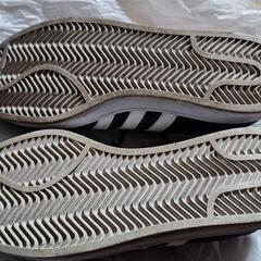 adidas　デニムスニーカー　メンズ　27cmの画像