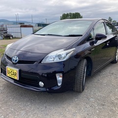 格安コミコミ価格47万 車検9.7 北海道札幌H24 プリウス上級グレード  修復歴無し 低燃費 ハイブリッドの画像