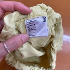 受け渡し予定者決定⭐︎無料！！蛍光イエローのキッズパンツの画像