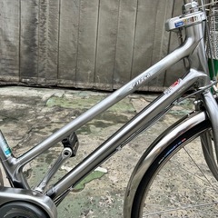 No.505 ミヤタ miyata ステンマックス・タフ ベルト27型 内装5段変速 ネオステンシルバー DSX75LB8 OS67整備済み27インチ内装5段変速の画像