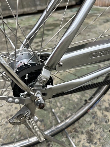 No.505 ミヤタ miyata ステンマックス・タフ ベルト27型 内装5段変速 ネオステンシルバー DSX75LB8 OS67整備済み27インチ内装5段変速