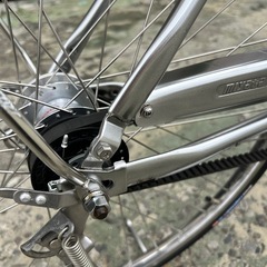 No.505 ミヤタ miyata ステンマックス・タフ ベルト27型 内装5段変速 ネオステンシルバー DSX75LB8 OS67整備済み27インチ内装5段変速の画像