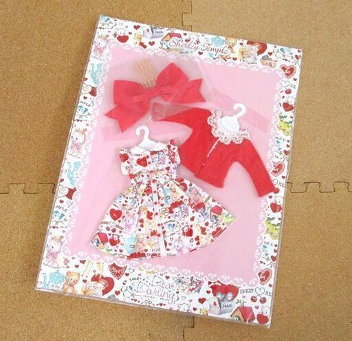 未使用 シャーリーテンプル シャツワンピースセット 22cmドール用 Dear Darling fashion for dolls ジュニームーン ブライス 札幌市北区屯田