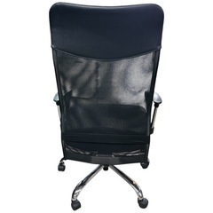 NO.2417【在庫2】サンワサプライ オフィスチェア SNC-NET15ABK 肘付き 椅子 家具 中古の画像