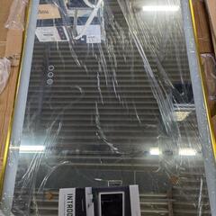 56t 洗面鏡 壁掛け 全身鏡 100cm×60cm 大きい ledライト付き ゴールドフレーム 照明付き 姿見 玄関 洗面所の鏡 おしゃれ 長方形 横長 美容室 女優ミラー モダン 高級 飛散防止y052501t の画像
