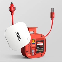 多機能巻取り式充電ケーブル