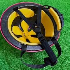 【新品・未使用】キッズ用 自転車ヘルメット｜ピンクカラー｜サイズ調整可・通気性の画像